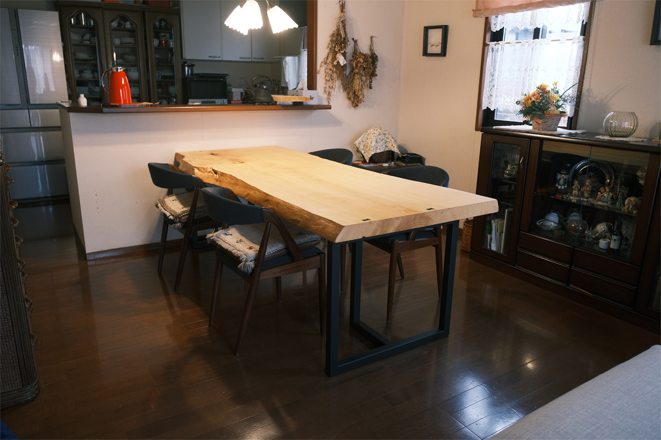 WORKS ｜ 個人邸 – 一枚板テーブル専門店｜WONDERWOOD